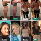 Essentae Drenaggio linfatico - Collage prima e dopo dei clienti