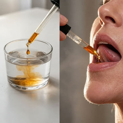 Dilute in water or take under the tongue