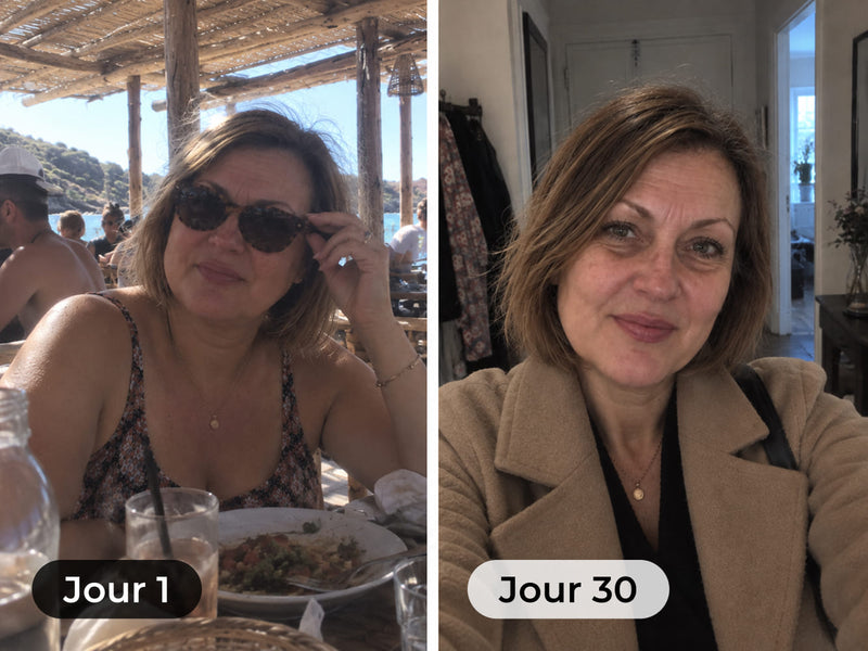 Customer before and after photo