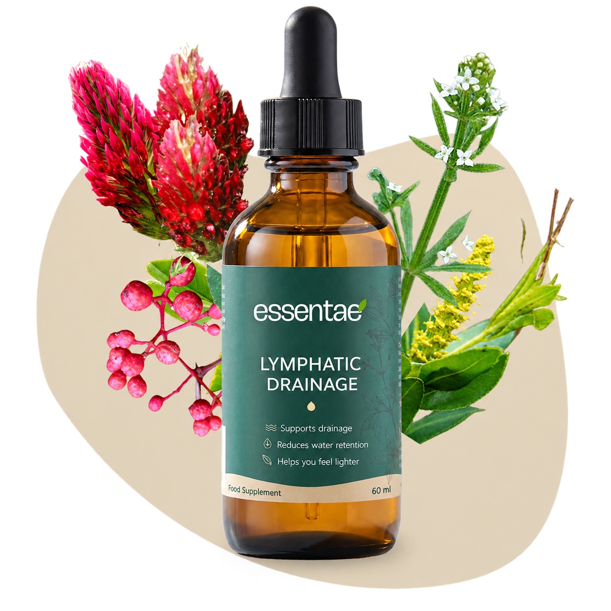 Essentae Lymphatic Drainage, 60 ml